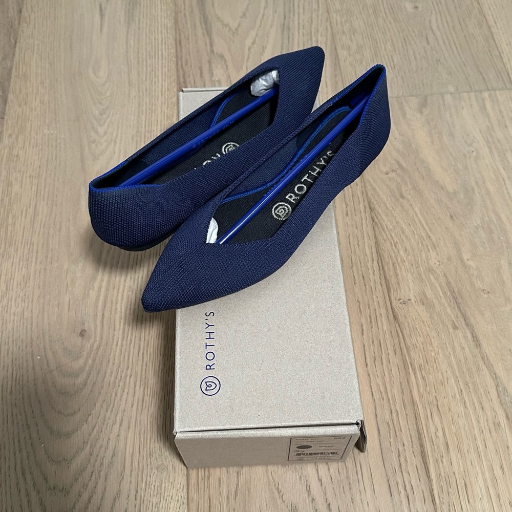 Rothy’s The Point In Cobalt Solid (Retired Color)… - image 1